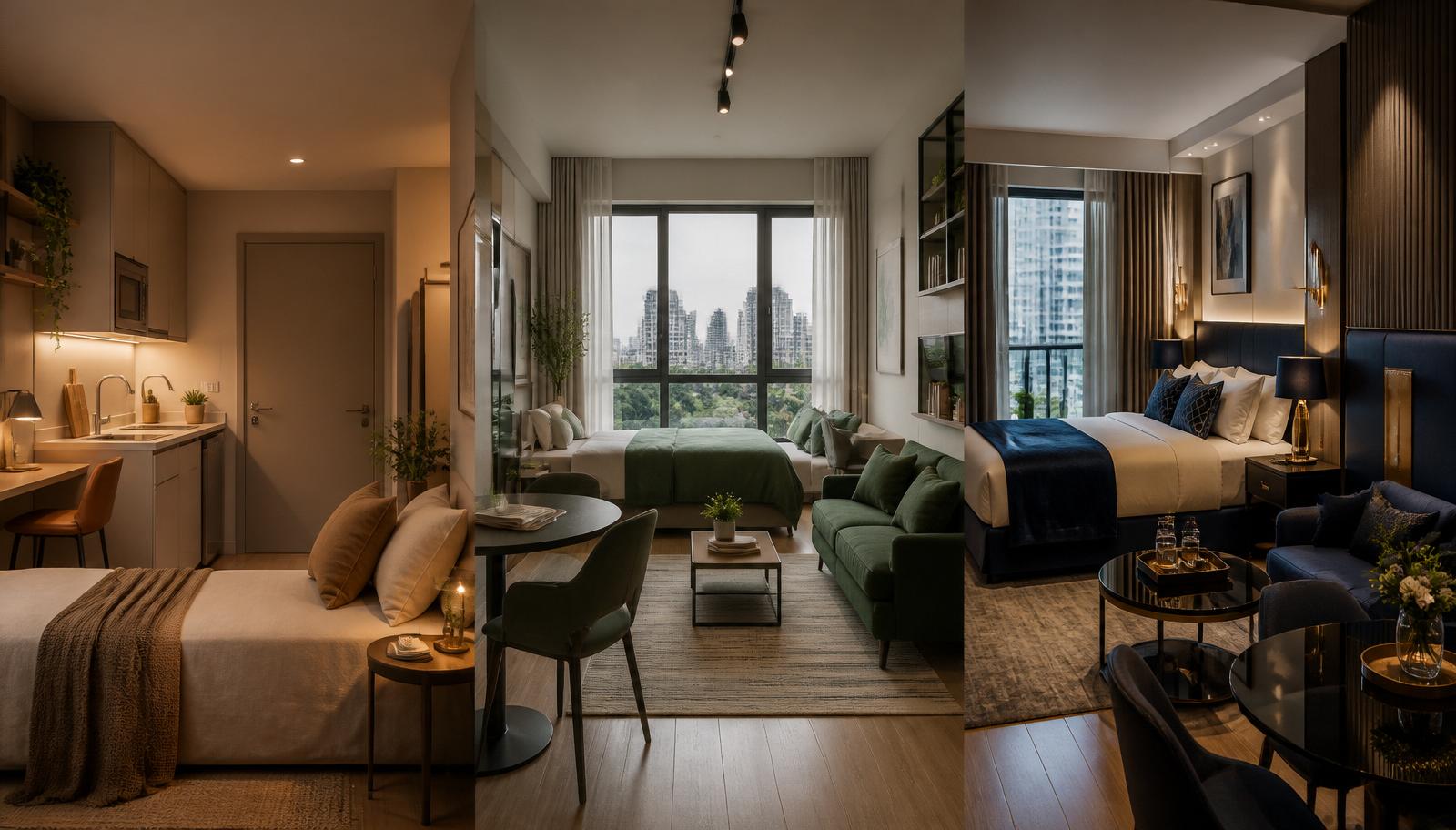 Kitnet, Studio ou Flat: qual vale mais a pena para morar?